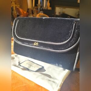 Rare Gucci Velvet Evening Clutch